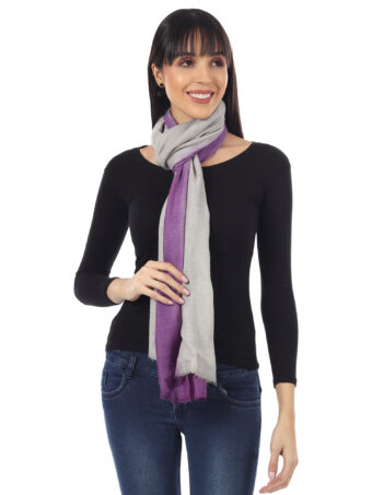 SOFT WOOL STOLE OMBRE - Image 5