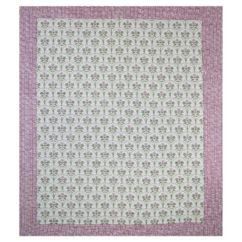 100% Cotton Jaipuri Printed Double Bedsheet with Two Pillow Covers - Image 4