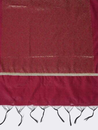 Woven Design Silk Blend Banarasi Dupatta with Zari - Image 6