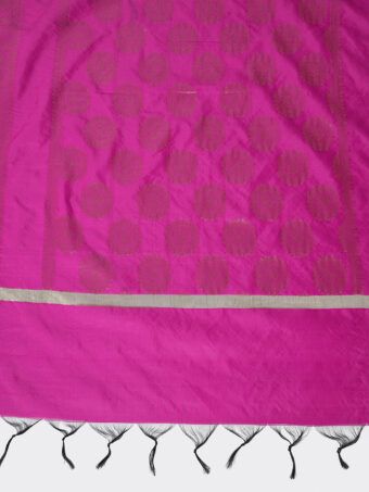 Woven Design Silk Blend Banarasi Dupatta with Zari - Image 7