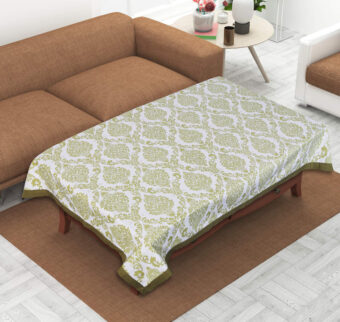Cotton Rectangular 4 Seater Center Table Cloth Cover, 40 x 60 Inches