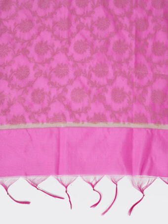 Woven Design Silk Blend Banarasi Dupatta with Zari - Image 6