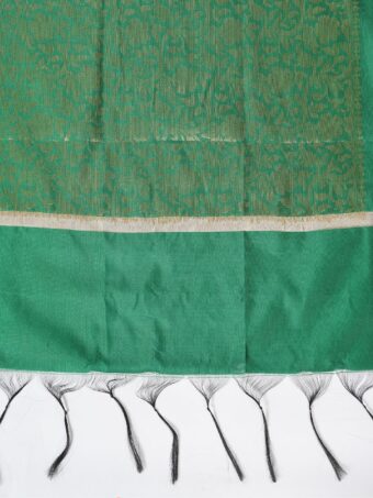 Woven Design Silk Blend Banarasi Dupatta with Zari - Image 7
