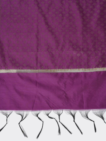 Woven Design Silk Blend Banarasi Dupatta with Zari - Image 7