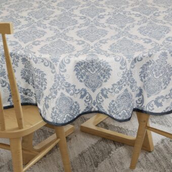Cotton Round Table Cloth Cover 4 Seater Dining Table - Image 3