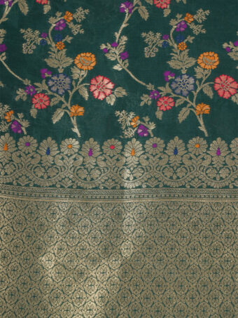 Women's Floral Silk Blend Dupatta - Image 7