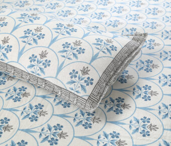 100% Cotton Jaipuri Printed Double Bedsheet with Two Pillow Covers - Image 4