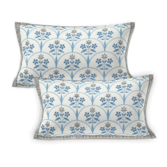 100% Cotton Jaipuri Printed Double Bedsheet with Two Pillow Covers - Image 5