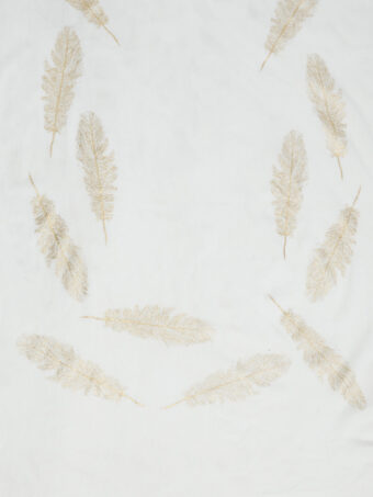 Women's Wool Blend Foil Print Stole - Image 7