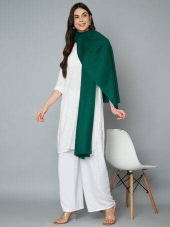 Womens Fine Wool Shawl, Extra Soft Warm - Image 6