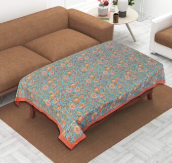 Cotton Rectangular 4 Seater Center Table Cloth Cover, 40 x 60 Inches