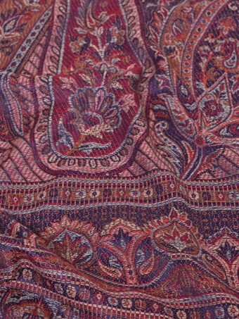 Womens fine Soft Ethnic Woven wool Reversible Shawl - Image 8