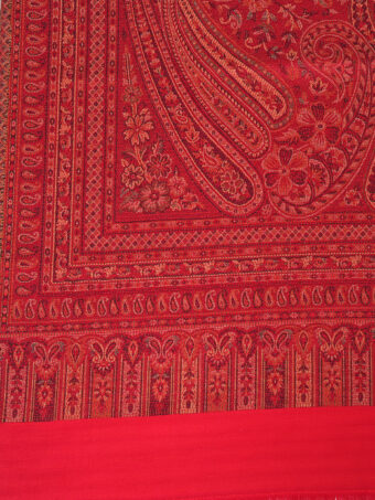 Womens fine Soft Ethnic Woven wool Reversible Shawl - Image 7