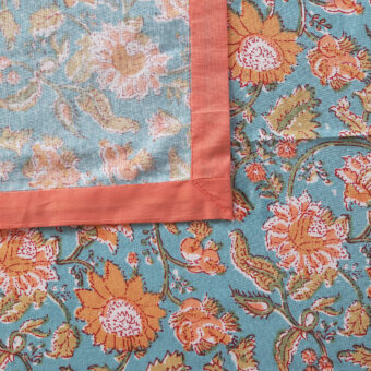Cotton Square 4 Seater Dining Table Cloth Cover, 60 x 60 Inches - Image 2