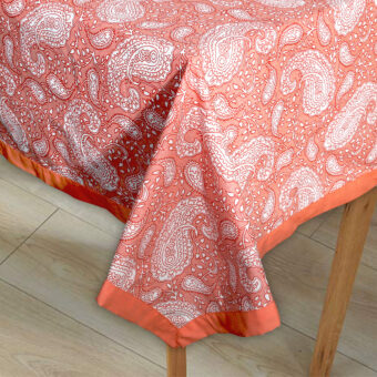 Cotton Square 4 Seater Dining Table Cloth Cover, 60 x 60 Inches - Image 3