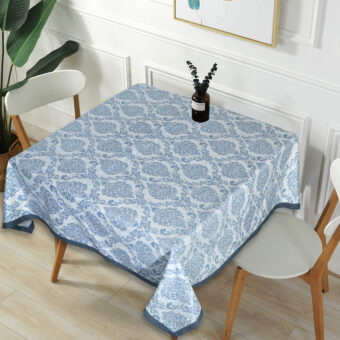 Cotton Square 4 Seater Dining Table Cloth Cover, 60 x 60 Inches