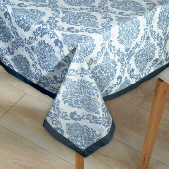 Cotton Square 4 Seater Dining Table Cloth Cover, 60 x 60 Inches - Image 3