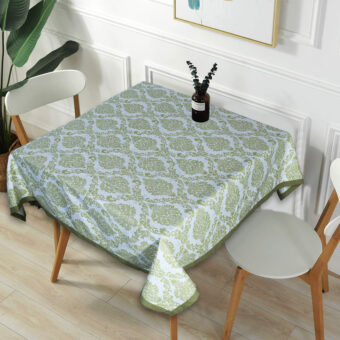 Cotton Square 4 Seater Dining Table Cloth Cover, 60 x 60 Inches