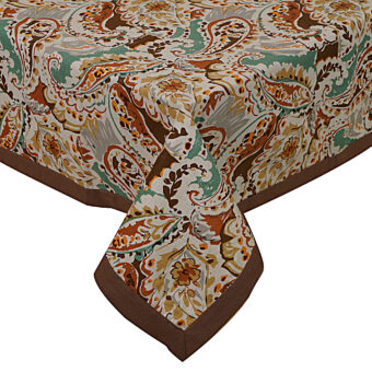 Cotton Rectangular 4 Seater Center Table Cloth Cover, 40 x 60 Inches - Image 2