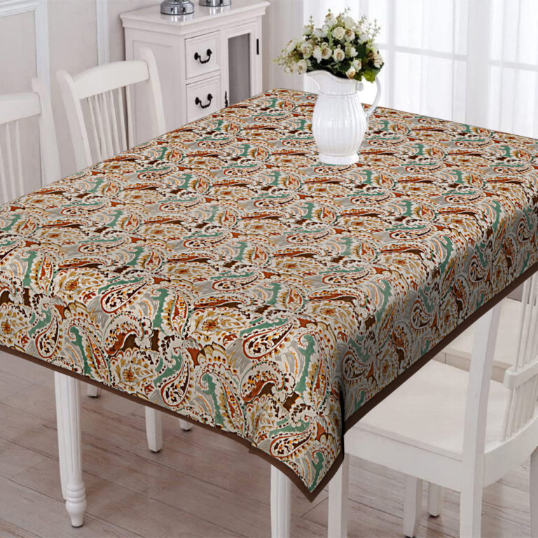 Cotton Rectangular 4 Seater Center Table Cloth Cover, 40 x 60 Inches