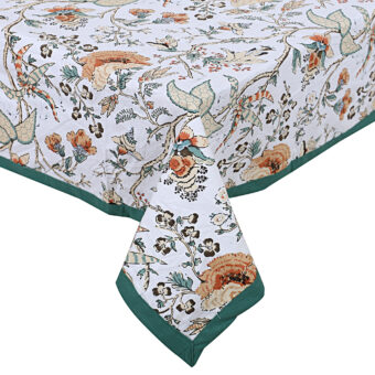 Cotton Rectangular 4 Seater Center Table Cloth Cover, 40 x 60 Inches - Image 2