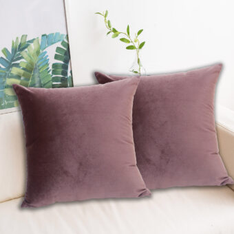 Single Soft Solid Cushion Covers Velvet