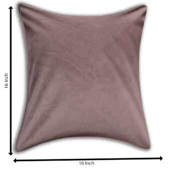 Single Soft Solid Cushion Covers Velvet - Image 2