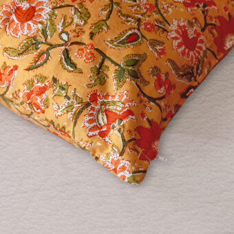Single Reversible Printed Cotton Cushion Covers | Traditional Embroidered - Image 2