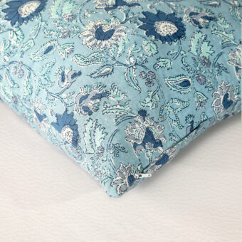 Single Reversible Printed Cotton Cushion Covers | Traditional Embroidered - Image 2