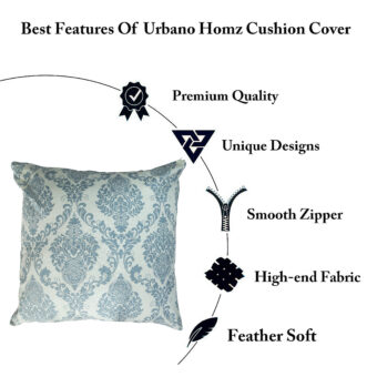 Single Reversible Printed Cotton Cushion Covers | Traditional Embroidered - Image 3
