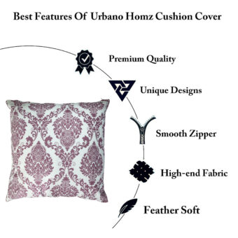 Single Reversible Printed Cotton Cushion Covers | Traditional Embroidered - Image 3