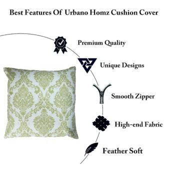 Single Reversible Printed Cotton Cushion Covers | Traditional Embroidered - Image 3