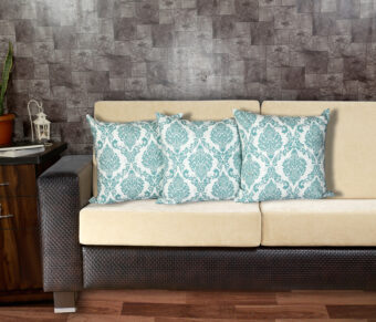 Single Reversible Printed Cotton Cushion Covers | Traditional Embroidered