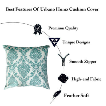 Single Reversible Printed Cotton Cushion Covers | Traditional Embroidered - Image 3