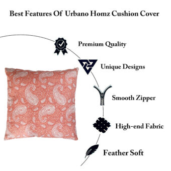 Single Reversible Printed Cotton Cushion Covers | Traditional Embroidered - Image 3