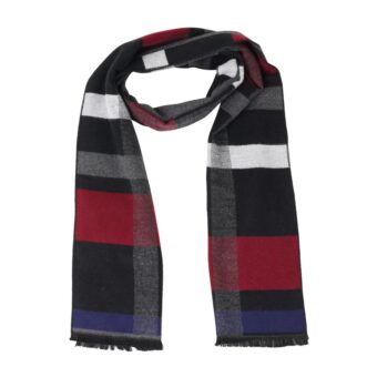 Woven Reversible Printed Men's Wool & Acrylic Muffler - Image 5