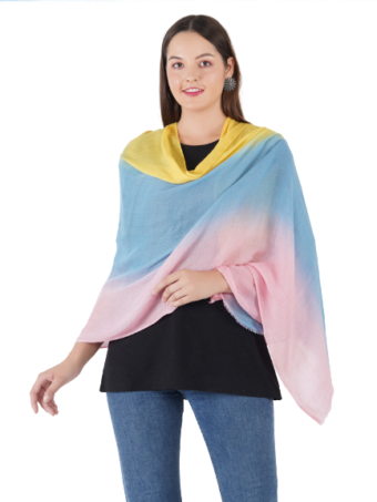 SOFT WOOL STOLE OMBRE