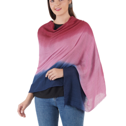 SOFT WOOL STOLE OMBRE