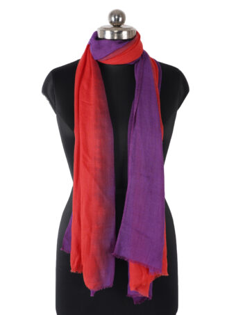 SOFT WOOL STOLE OMBRE - Image 6