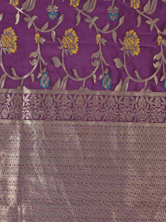 Women's Floral Silk Blend Dupatta - Image 7
