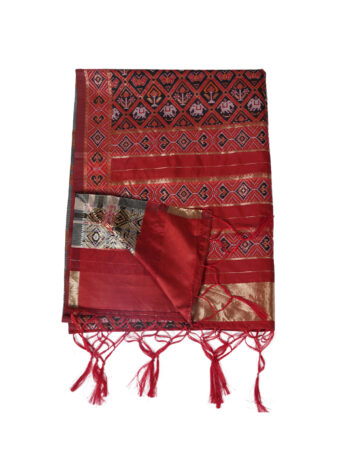 Women's Floral Silk Blend Dupatta - Image 5