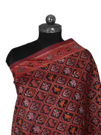 Women's Floral Silk Blend Dupatta - Image 6