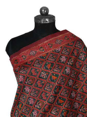 Women's Floral Silk Blend Dupatta - Image 6