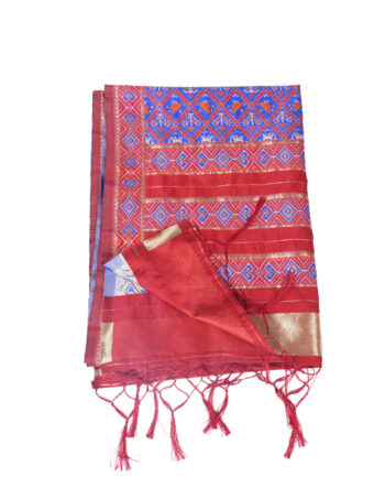 Women's Floral Silk Blend Dupatta - Image 8