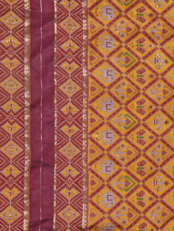 Women's Floral Silk Blend Dupatta - Image 7