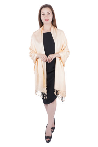 Blended Pashmina Soft Silky Women's Viscose Stole with Hanger