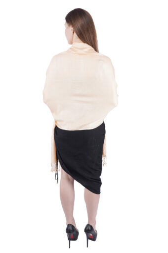 Blended Pashmina Soft Silky Women's Viscose Stole with Hanger - Image 2