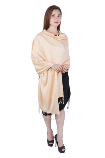 Blended Pashmina Soft Silky Women's Viscose Stole with Hanger - Image 4