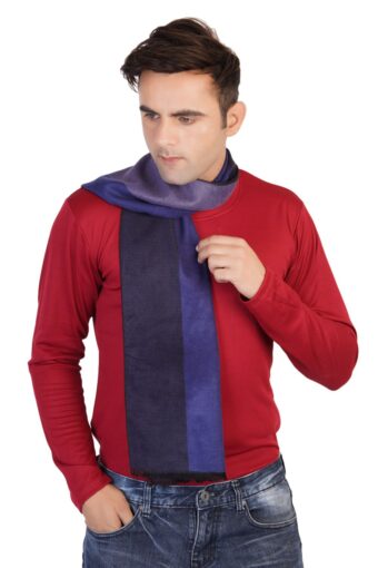 Woven Reversible Printed Men's Wool & Acrylic Muffler - Image 2