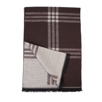 Woven Reversible Printed Men's Wool & Acrylic Muffler - Image 5